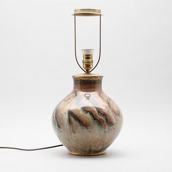 BORDSLAMPA, porslin, Josef Ekberg, Gustavsberg, 1931.