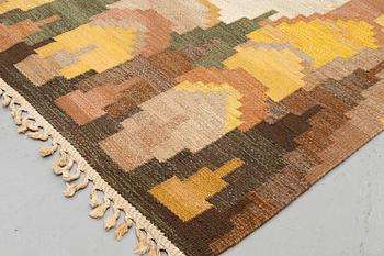 Judith Johansson, a carpet, "Björkhult", flat weave, ca 365 x 268 cm, signed JJ B.