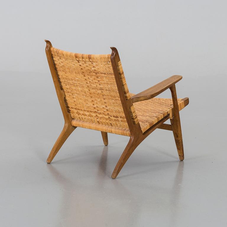 HANS J WEGNER, lounge chair"CH-27", Carl Hansen & Son, Denmark, 1960s.