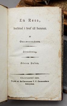 BÖCKER, 5 st, bla "Konsten at lefwa länge" av Christ.Wilh. Hufeland, Stockholm 1798.