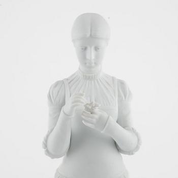 Nicholas Lecorney, after. A biscuit porcelain figurine, Paris, France, turn of the 20th century.