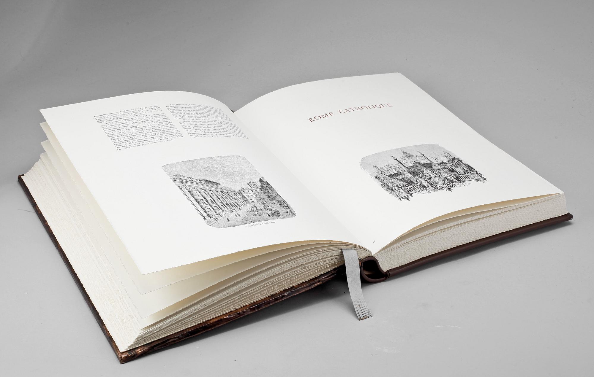 BOK, J-Marie Bergere, Le Livre de Rome, Editalia 1973. numrerad upplaga, nr 1306/1949.