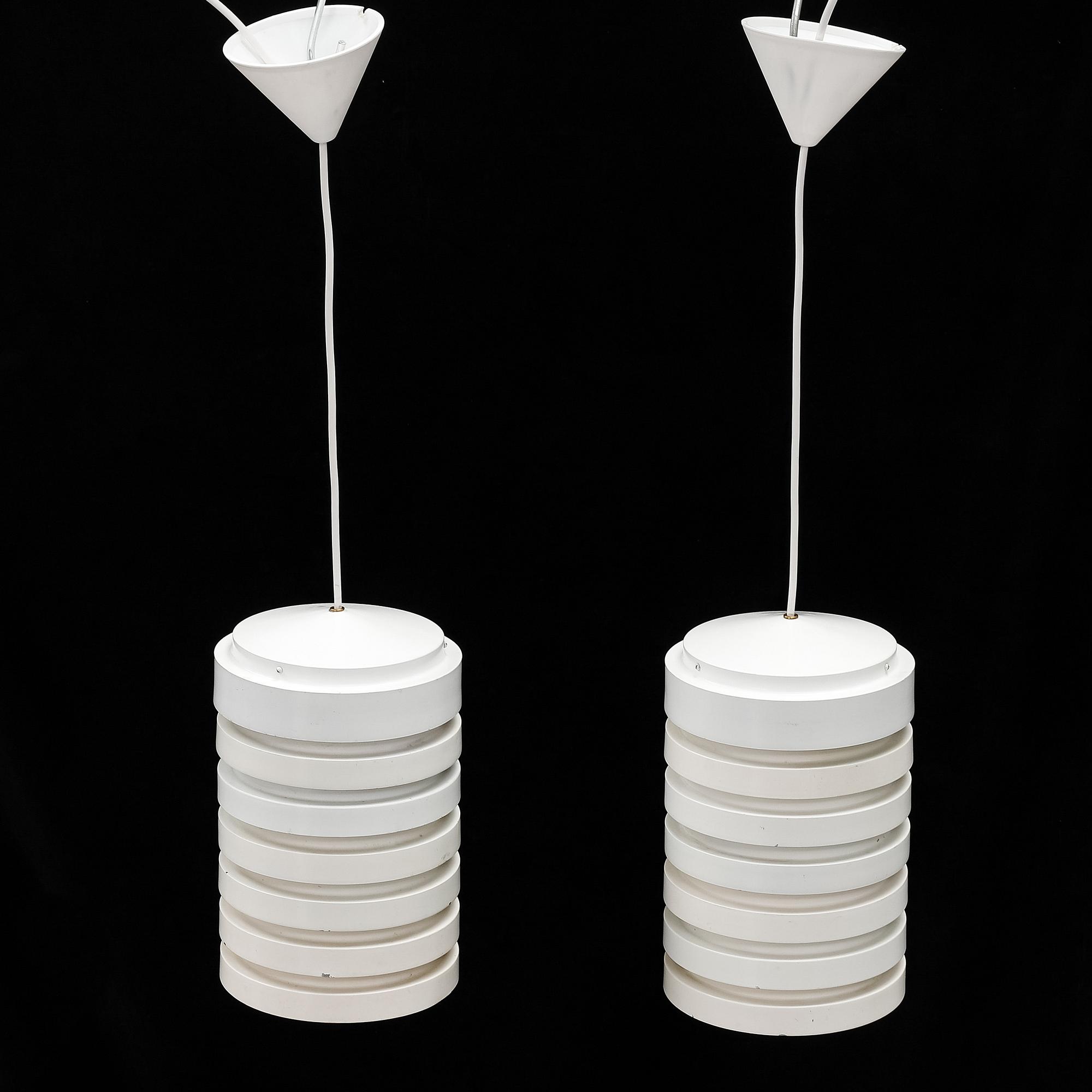Hans-Agne Jakobsson, a pair of model T-487 ceiling lights, Markaryd.