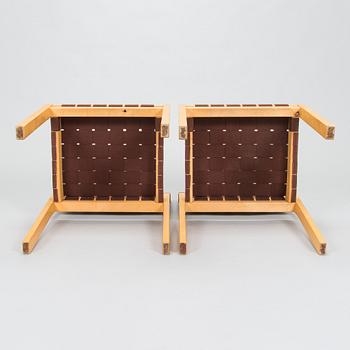 Alvar Aalto, a set of 8 chairs, model 611, Artek, Finland, late 20th century.