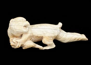 FIGURIN, elfeben, Japan 1700/1800-tal.