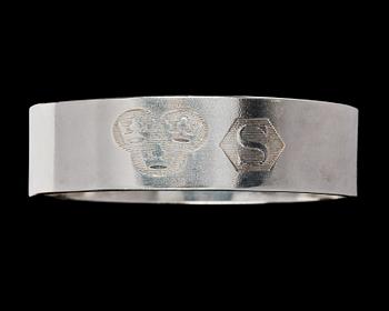 BRACELET AND RING, silver, Christina Zachrisson, stockholm 2000 / 1991.