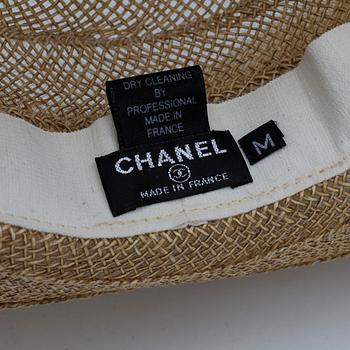 CHANEL, stråhatt.