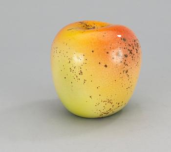 A Hans Hedberg faience apple, Biot France.