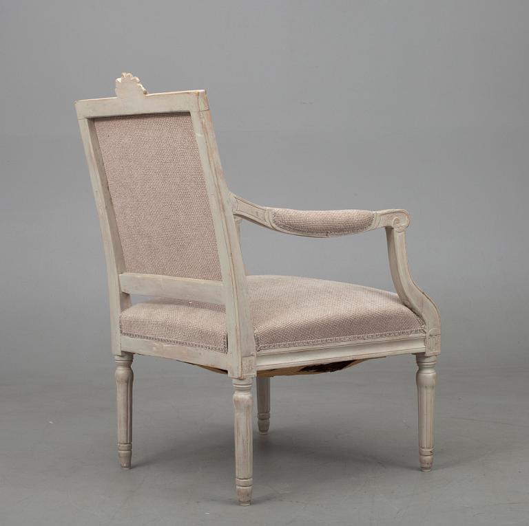 KARMSTOL, gustaviansk, Lindome, 1700-tal.