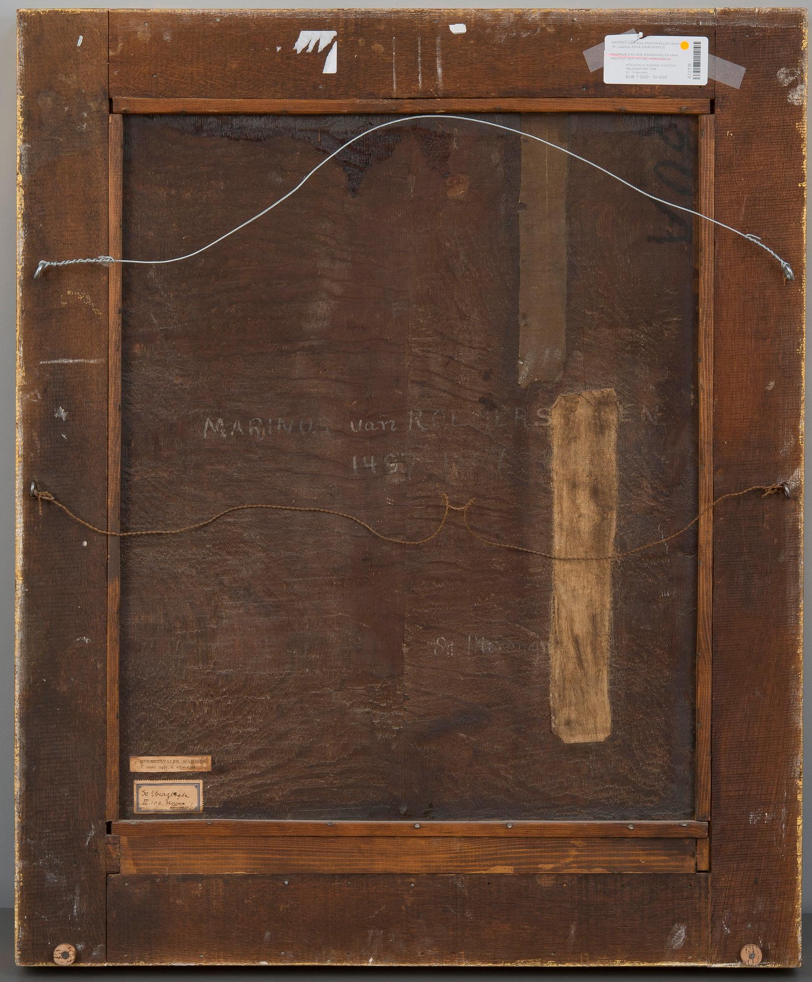 Marinus van Roejmerswaelen Follower of, ST.JEROME.