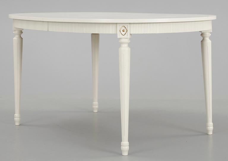 MATGRUPP, 5 delar, gustaviansk stil, 1900-talets andra hälft.
