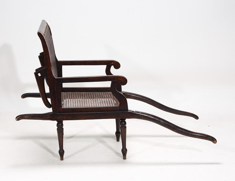 BÄRSTOL, 1800/1900-tal. Brickmärkt CieGle du Meuble, Bryssel.