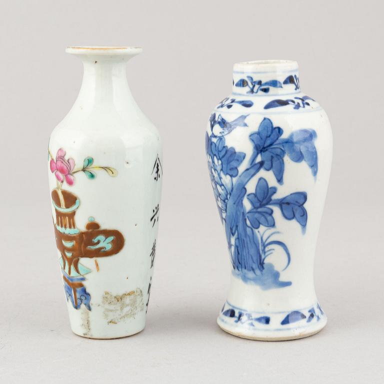 A group of Chinese porcelain, 17th, 19th and 20th century.