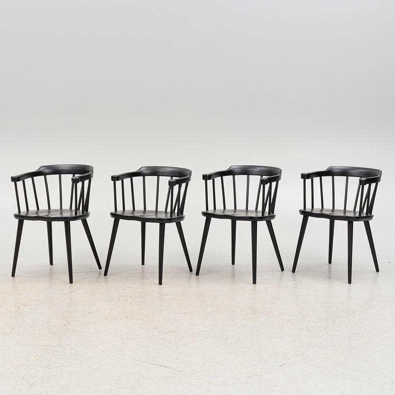 Karin Mobring, four "Torpet" chairs, IKEA, Sweden, 1960's.