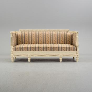 A provincial Gustavian sofa, early 19th Century.