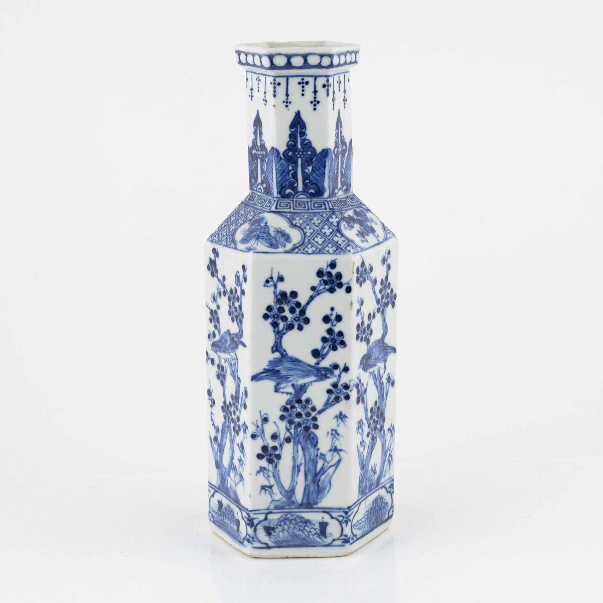 Vas, porslin, Kina, Qingdynasti, 1800-tal.