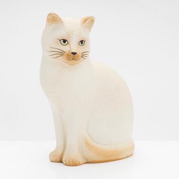 Lisa Larson, A cat figurine, K-Studio, Gustavsberg.