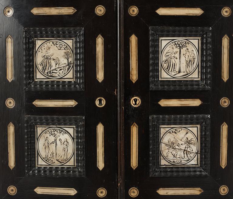 A Swedish cabinet from the late 17th century.