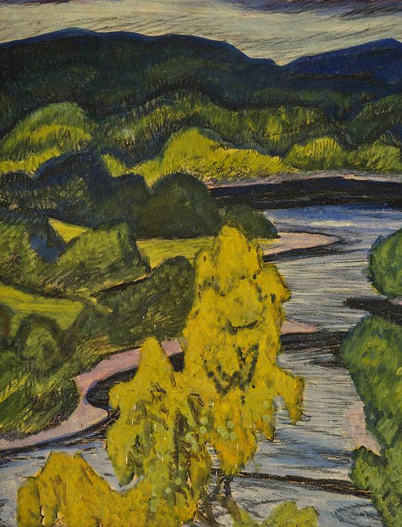 Helmer Osslund, Norrland landscape.