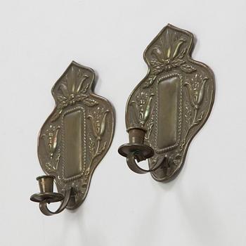 Antti Hakkarainen, seinälampettipari, malli 1190 Taidetakomo Hakkarainen 1920/1930-luku.