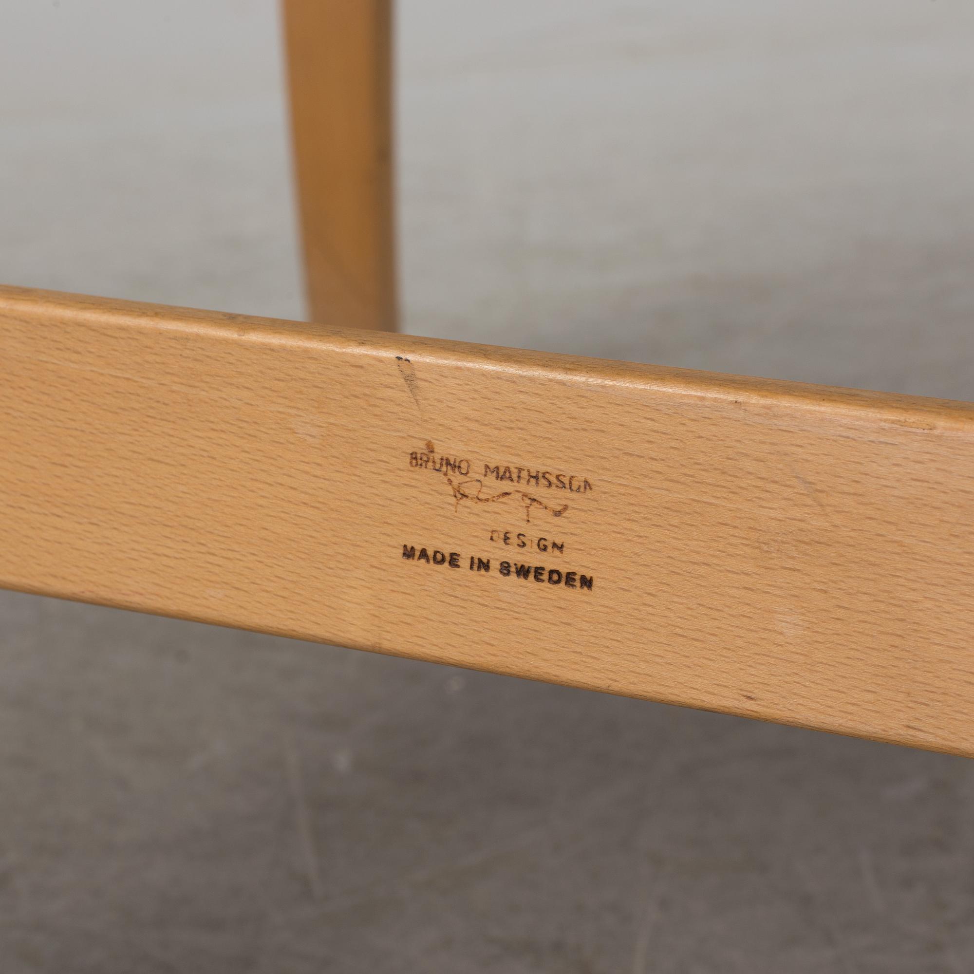 An 'Eva' easy chair by Bruno Mathsson, DUX, second half of the 20th century.