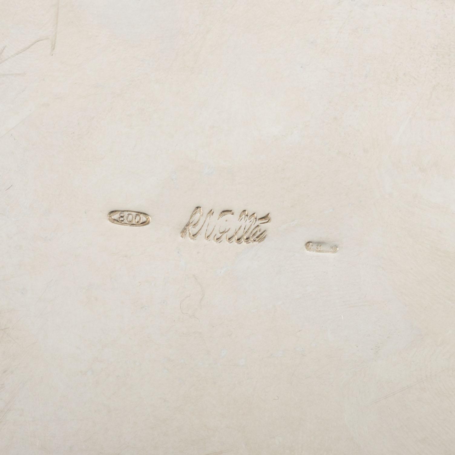 Tekanna, silver, Vallé, Milano.