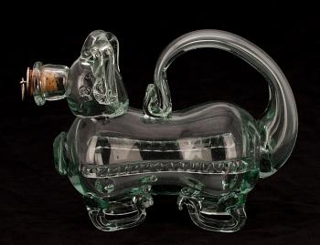 FYLLEHUND, glas, 1900-tal.