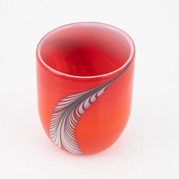 Kerttu Nurminen, a glass vase, Nuutajärvi, Notsjö, Finland.