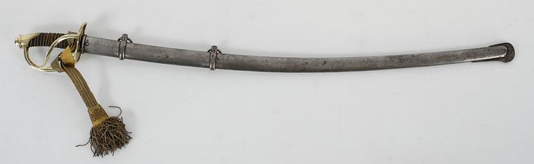 SABEL, Frankrike, m/1822 för kavalleriet, 1800-tal.