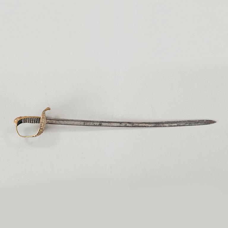 A marin sword from Austria-Hungary, probably m/1850/71.