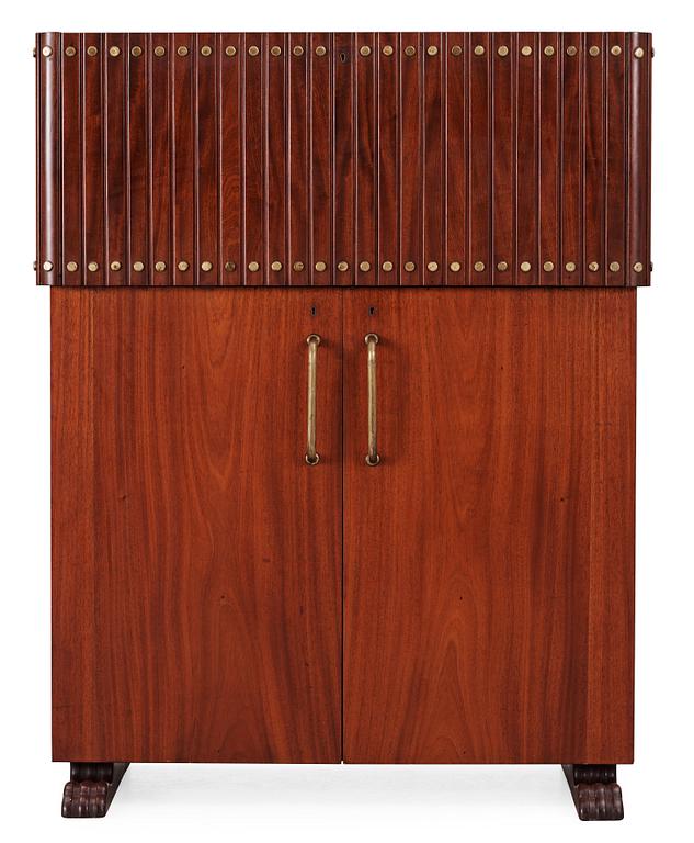 An Otto Schulz mahogany bar cabinet, Boet, Gothenburg 1940's.