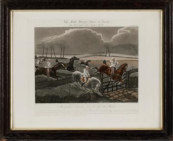 HENRY ALKEN, efter, 4 st, gravyrer,  England, 1800-tal.