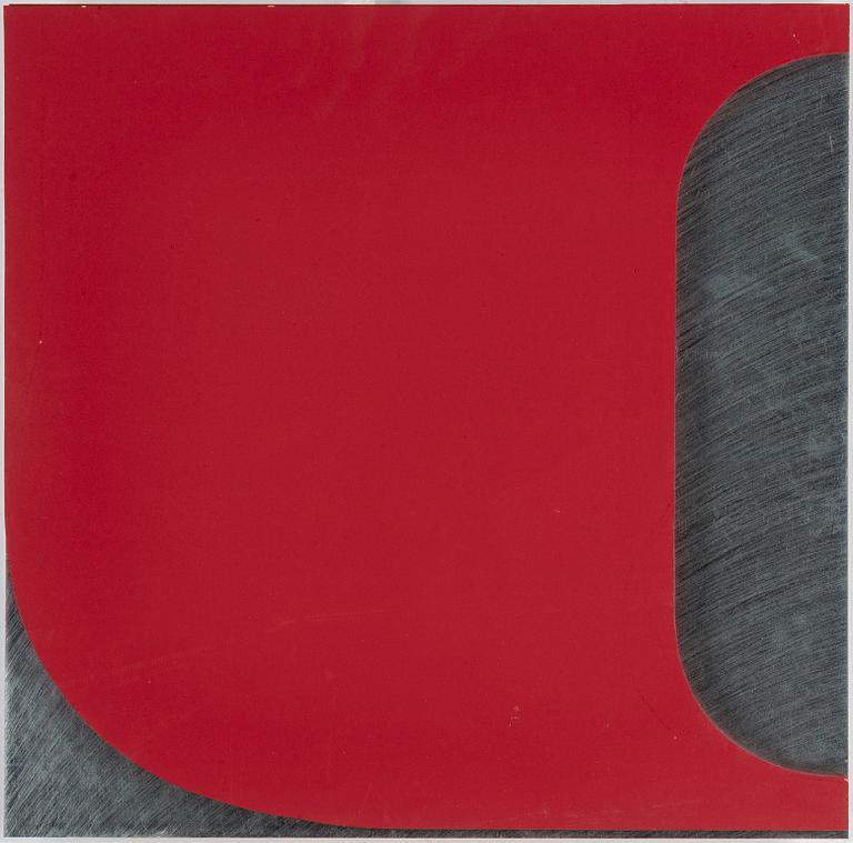 GUNNAR ÅNGER, painted wood and zinc plate.