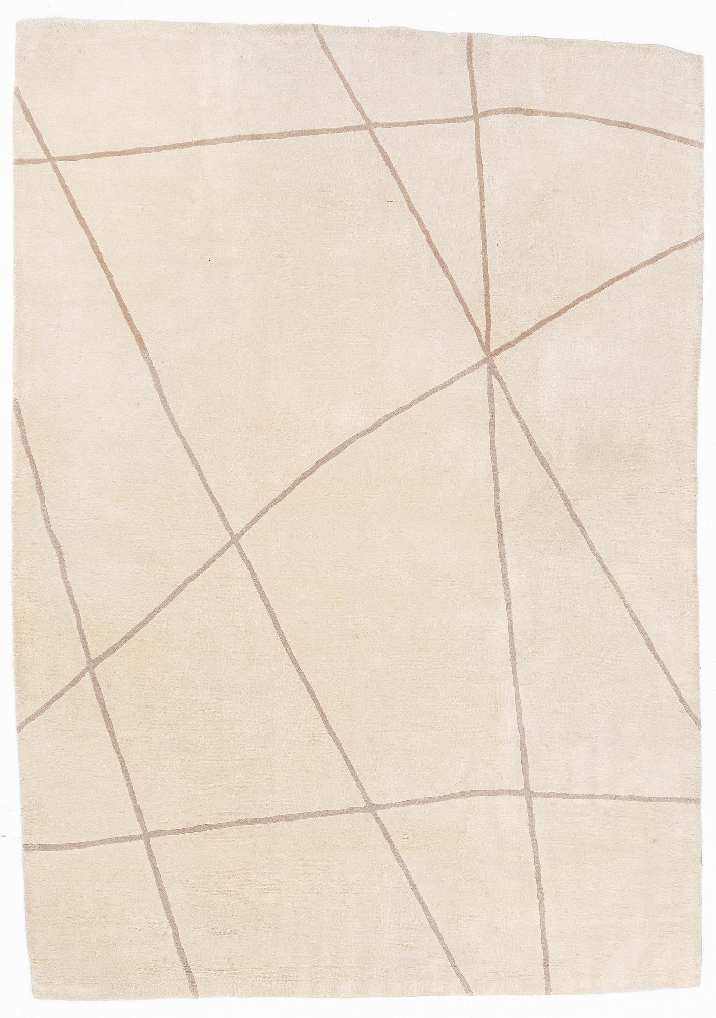 rug, reportedly Layered, approx. 340 x 240 cm.