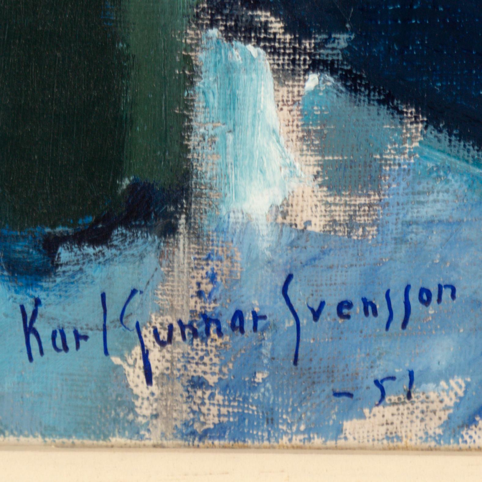 KARL GUNNAR SVENSSON, olja på duk, signerad och daterad -51.