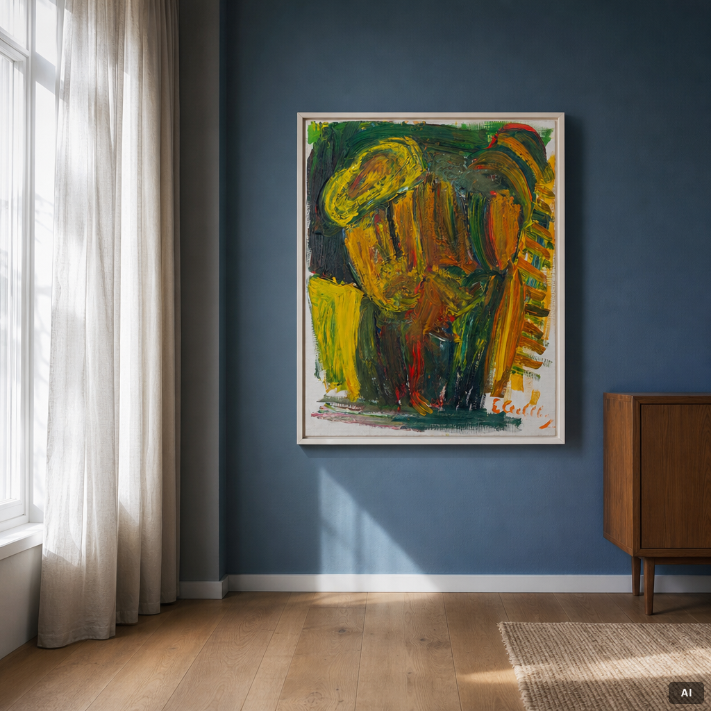Erland Cullberg, Green-yellow figure.