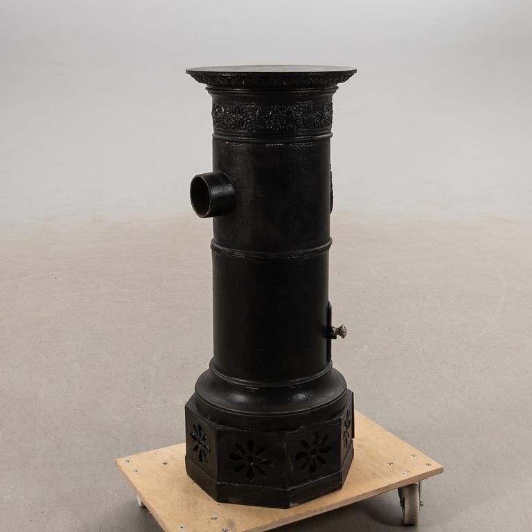 Stove around 1900 cast iron Central Europe.