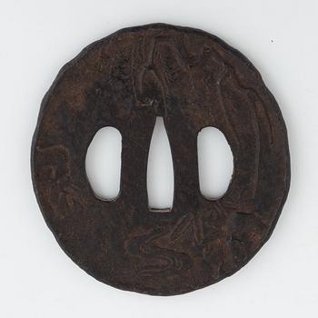 Tsuba, mei, Japan, 17th/18th century.