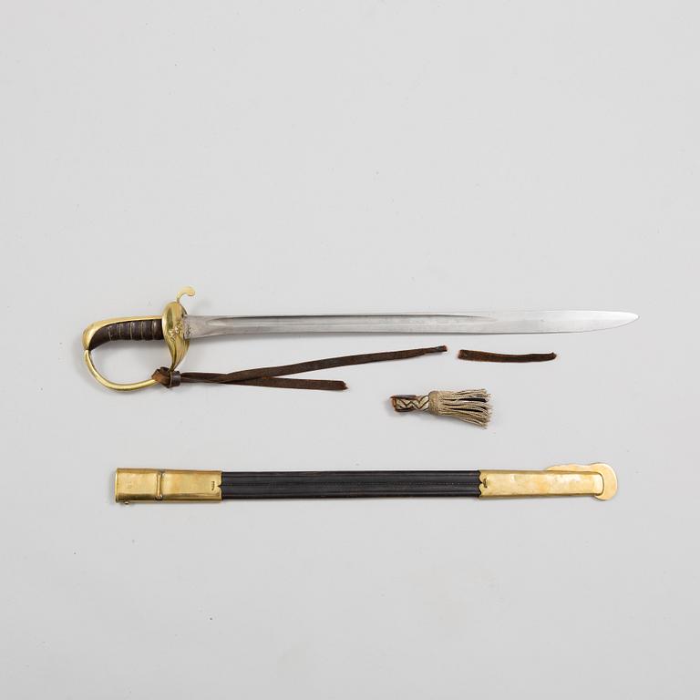 A Royal Swedish military dagger model 1885 from the Swedish Navy.