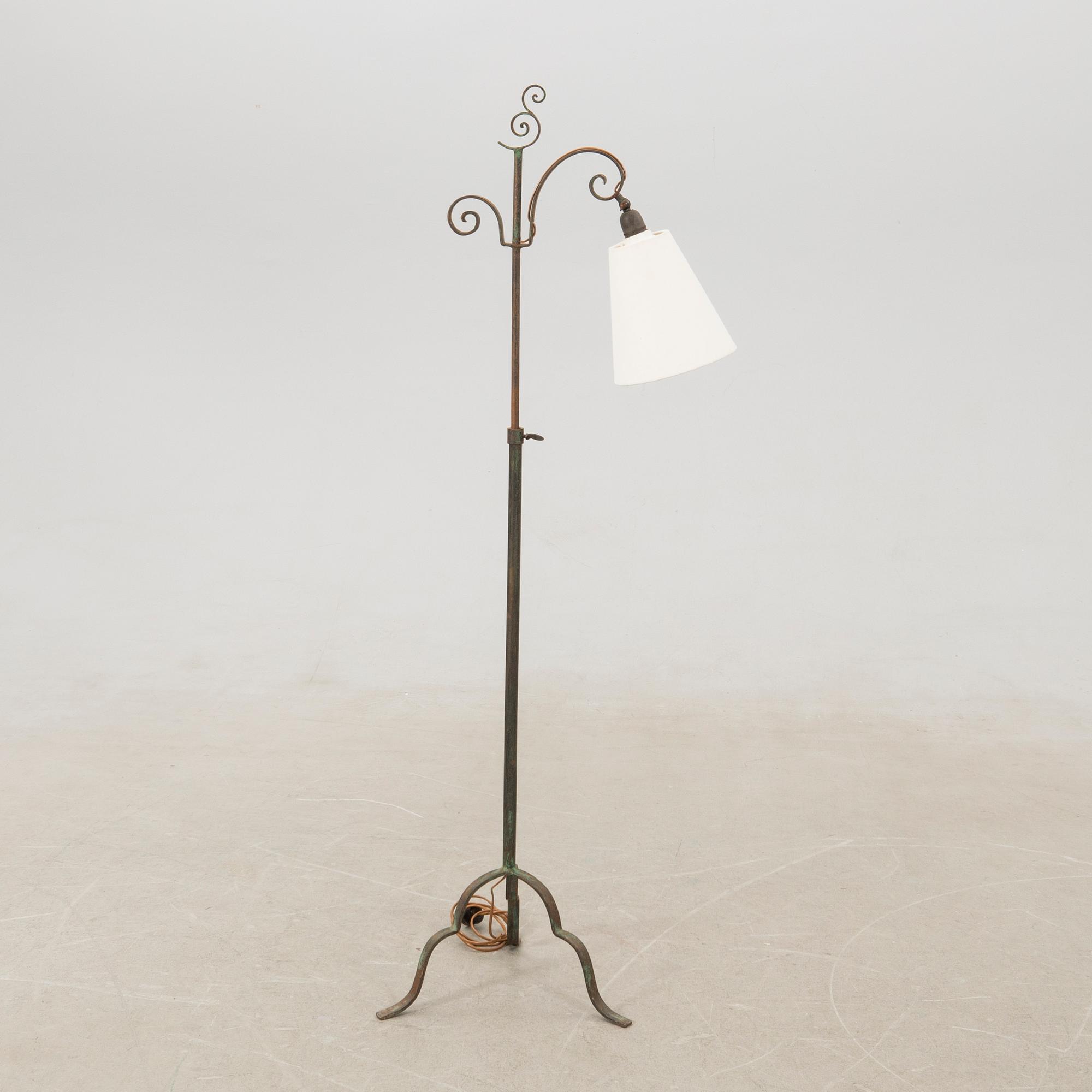 Harald Notini, Floor lamp model no. 15101 for Böhlmarks lamp factory, 1930s.