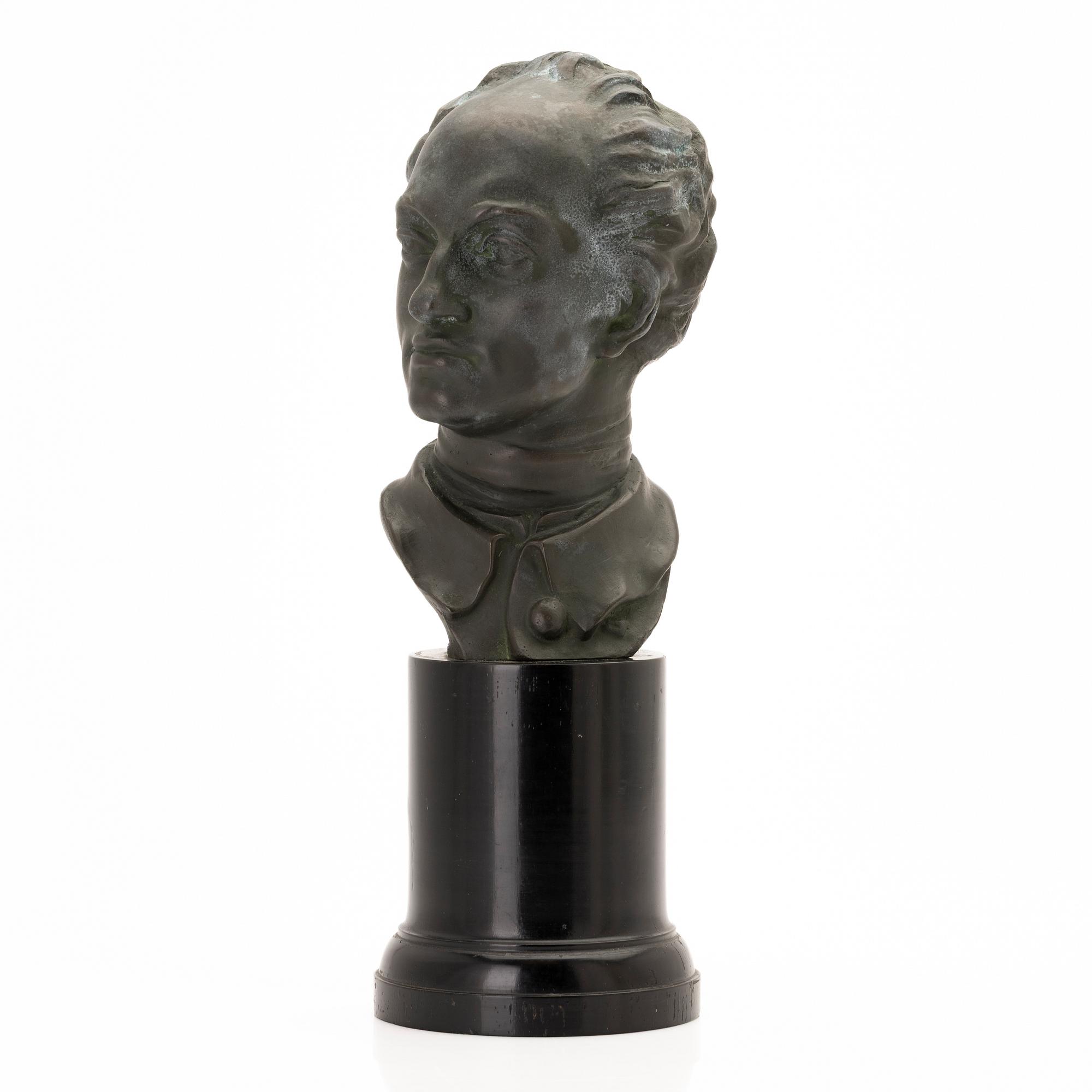 Jacques-Philippe Bouchardon, after, sculpture, bronze. Foundry stamp Otto Meyers konstgjuteri.