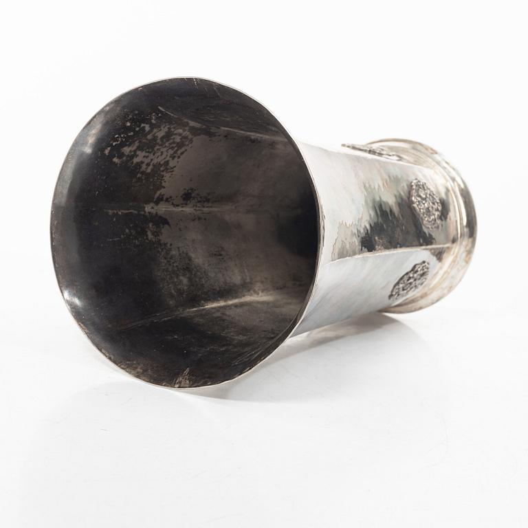 C.G. Hallberg, a silver vase, Stockholm 1919.