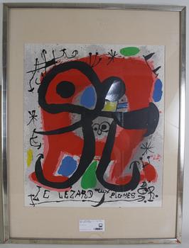 Affischer 2 st, Joan Miro samt Pablo Picasso.