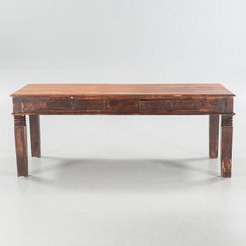 An indian library table from the second half of the 20th century.