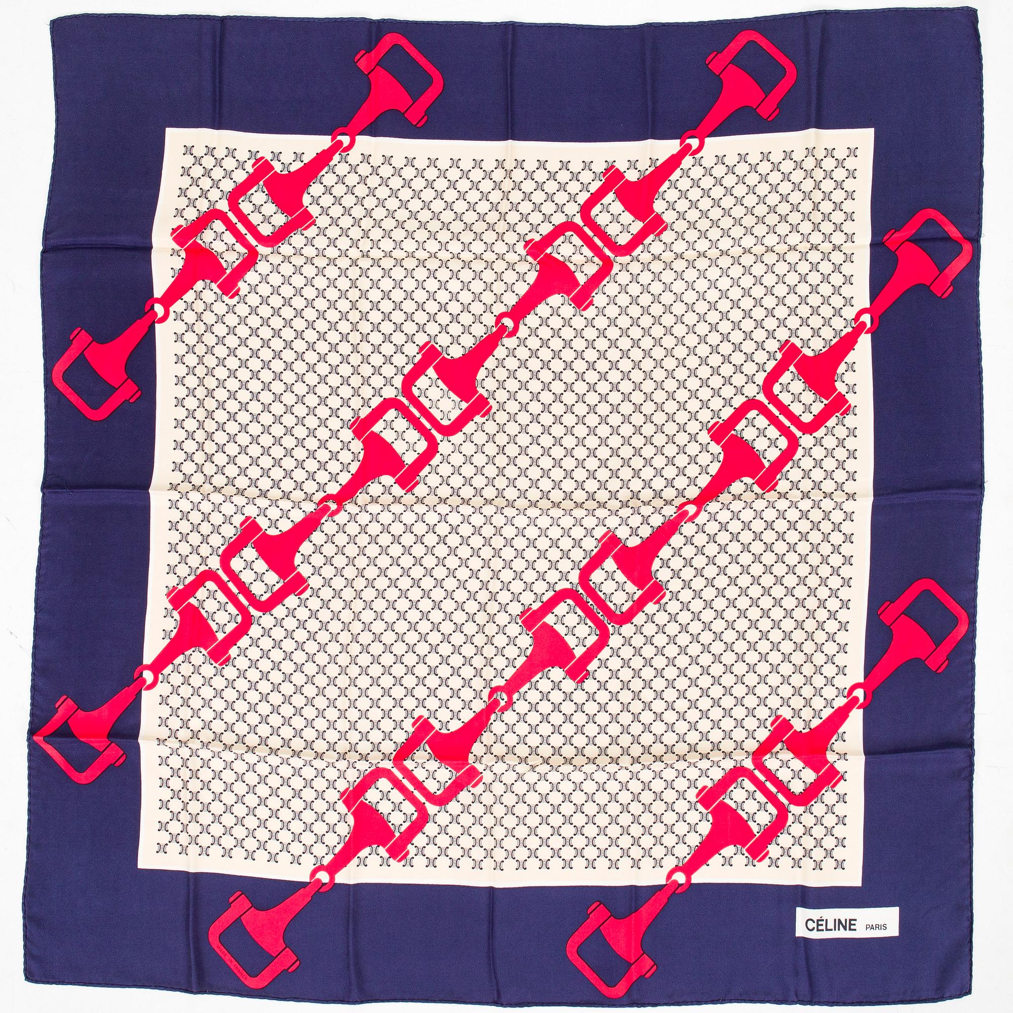 Céline, ett skärp samt scarf, 2 st.