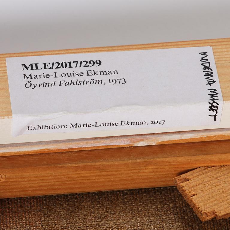 Marie-Louise Ekman, "Öyvind Fahlström".