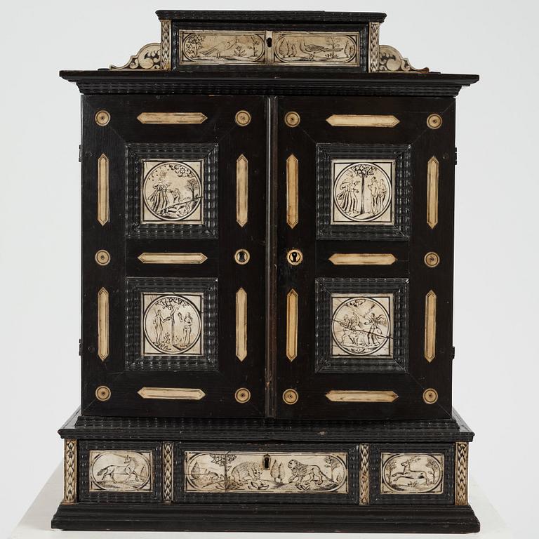 A Swedish cabinet from the late 17th century.