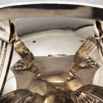 ANDERS NILSSON, tekanna, silver, Lund, 1905.