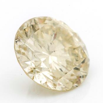 BRILJANT, lös sten, ca 2,5 ct, ca ca M-N, P1.