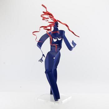 Timo Solin, Sculpture Woman with Red Hair.